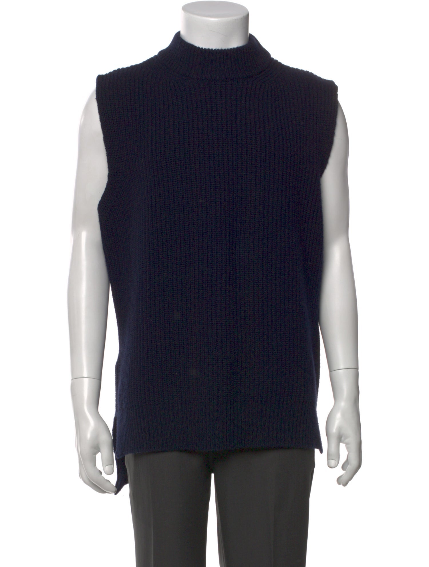Marni Wool Mock Neck Sweater Vest