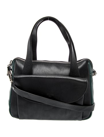 Pre-owned Marni Leather Shoulder Bag In Black