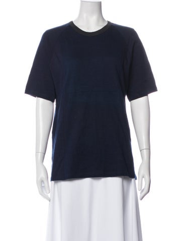 Pre-owned Marni Crew Neck Short Sleeve T-shirt In Blue
