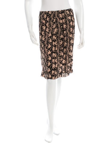 Marni Printed Knee-Length Skirt
