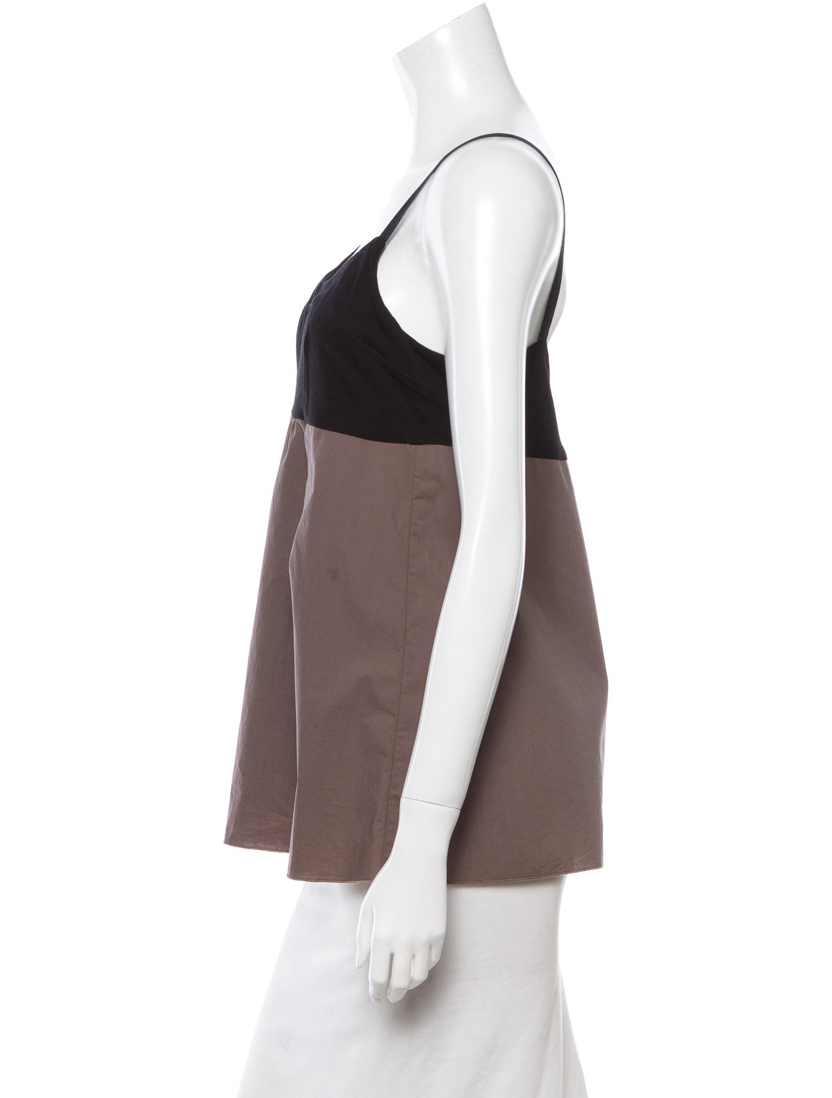 Marni Two Tone Sleeveless Top Clothing Man40979 The marni two tone sleeveless top clothing man40979 the