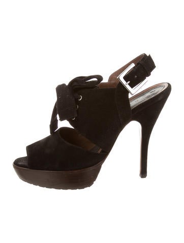 Marni Platform Lace-Up Sandals