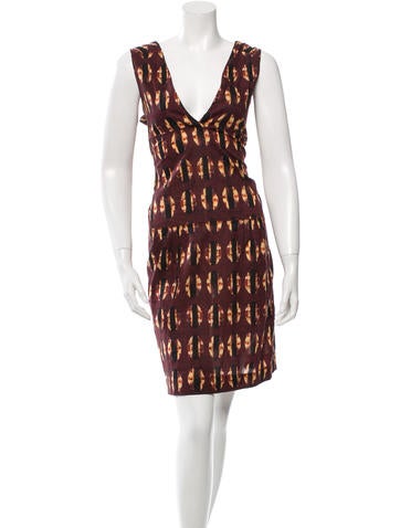 Marni Printed Knee-Length Dress