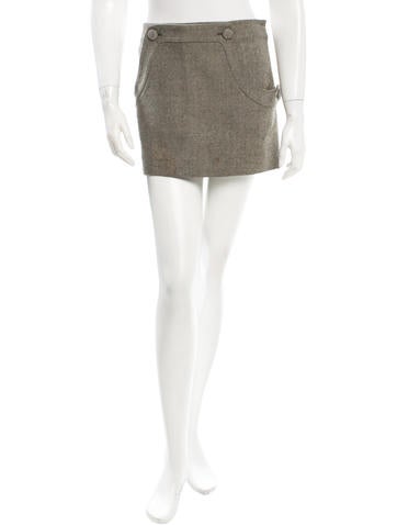 Marni Wool Mini Skirt