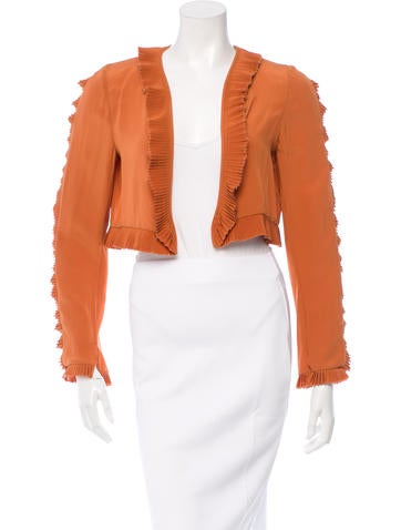 Marni Pleat-Accented Cropped Jacket