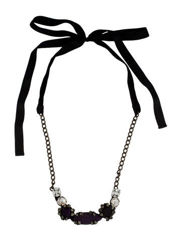 Marni Resin & Crystal Collar!