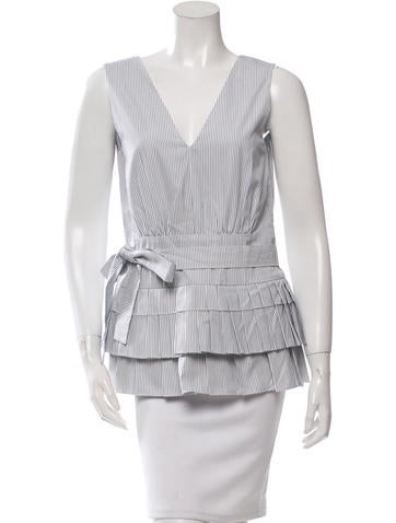 Marni Pleated Striped Top w/ Tags