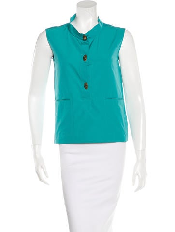 Marni Sleeveless Button-Up Top
