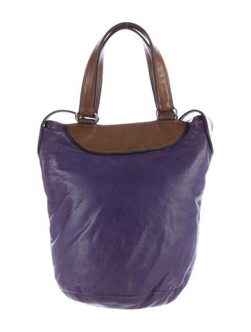 Marni Colorblock Leather Satchel