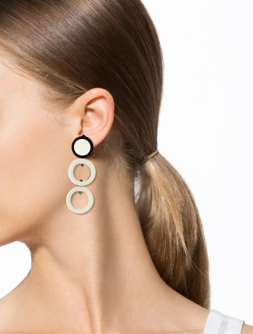 Marni Circle Drop Earrings