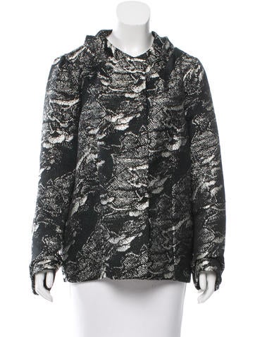 Marni Patterned Oversize Jacket