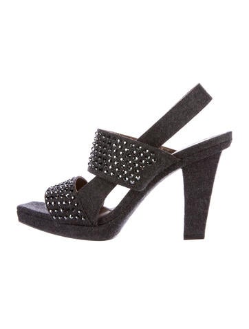 Marni Embellished Woven Sandals