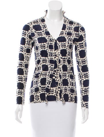 Marni Cashmere Patterned Cardigan