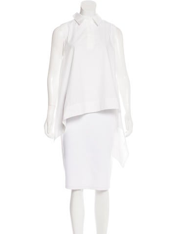 Marni Sleeveless Asymmetrical Top