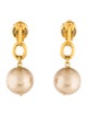 Marni Crystal & Faux Pearl Drop Earrings