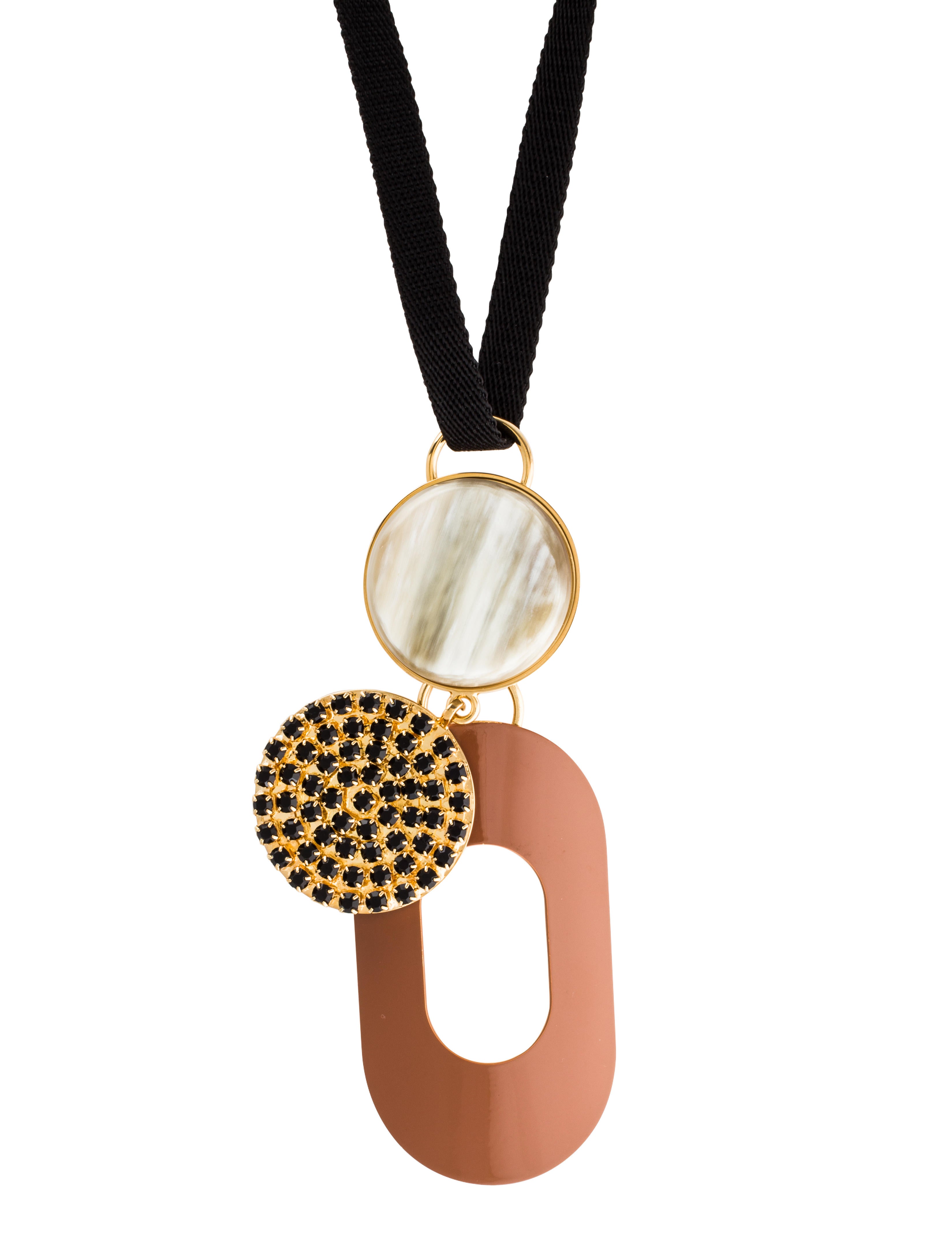 marni crystal pendant necklace - necklaces - man66749 | the real