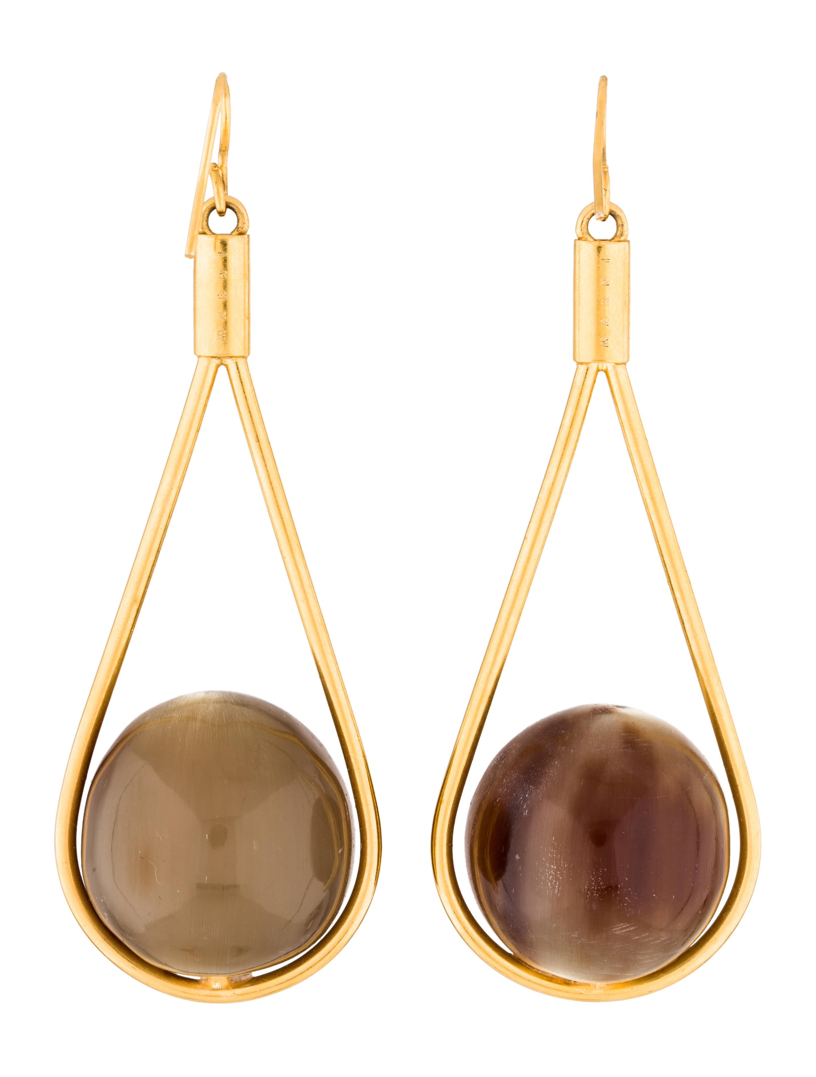 Marni Resin Drop Earrings