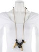 Marni Multicharm & Fabric Ball Necklace