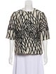 Marni Patterned Collarless Jacket