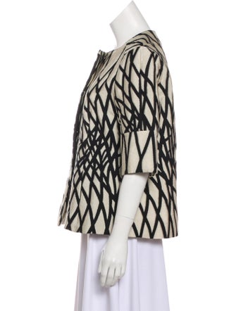 Marni Patterned Collarless Jacket
