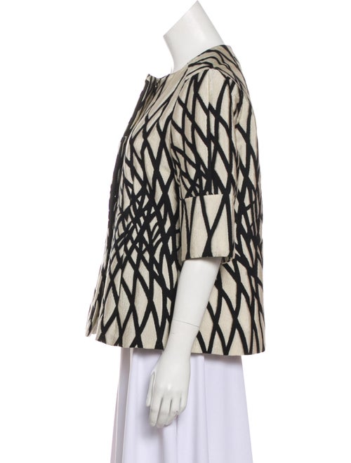Marni Patterned Collarless Jacket