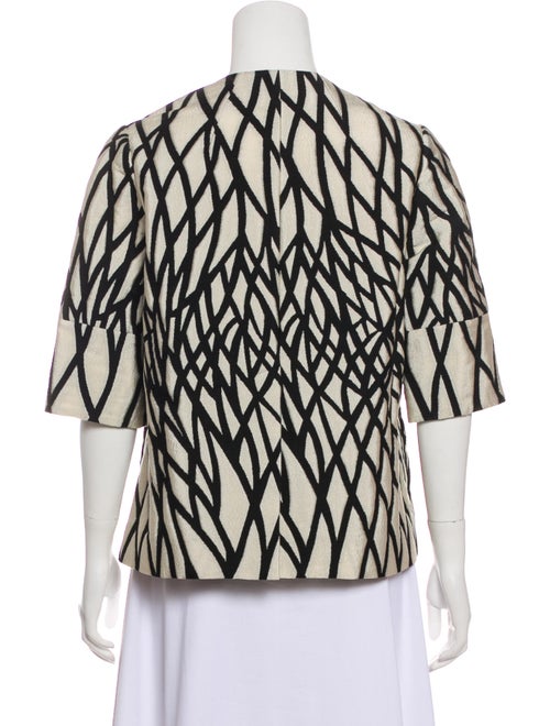 Marni Patterned Collarless Jacket
