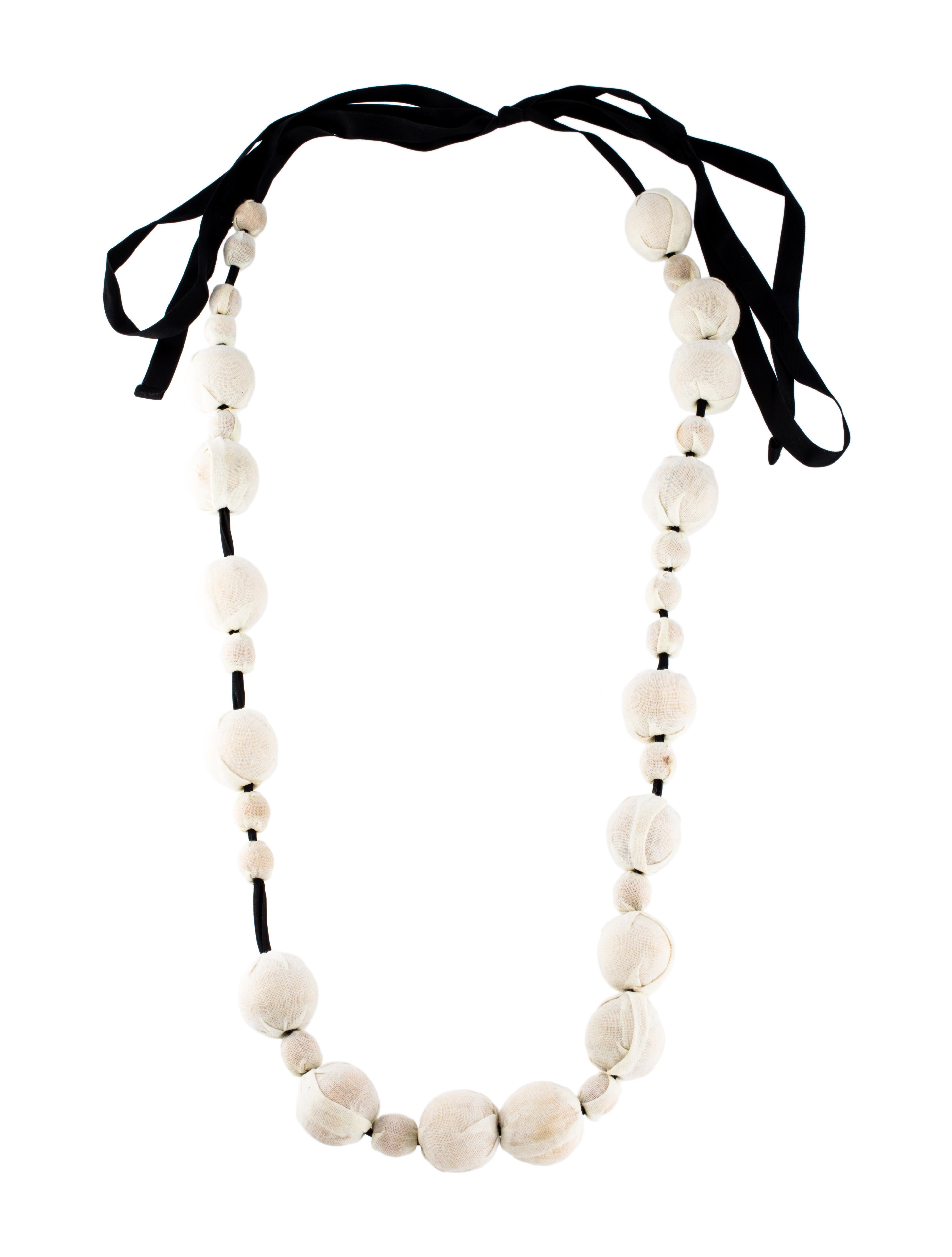 【関税&送料込】Marni Necklace With Knots And Pearls Mixed link chain necklace with pearls and rings | Marni