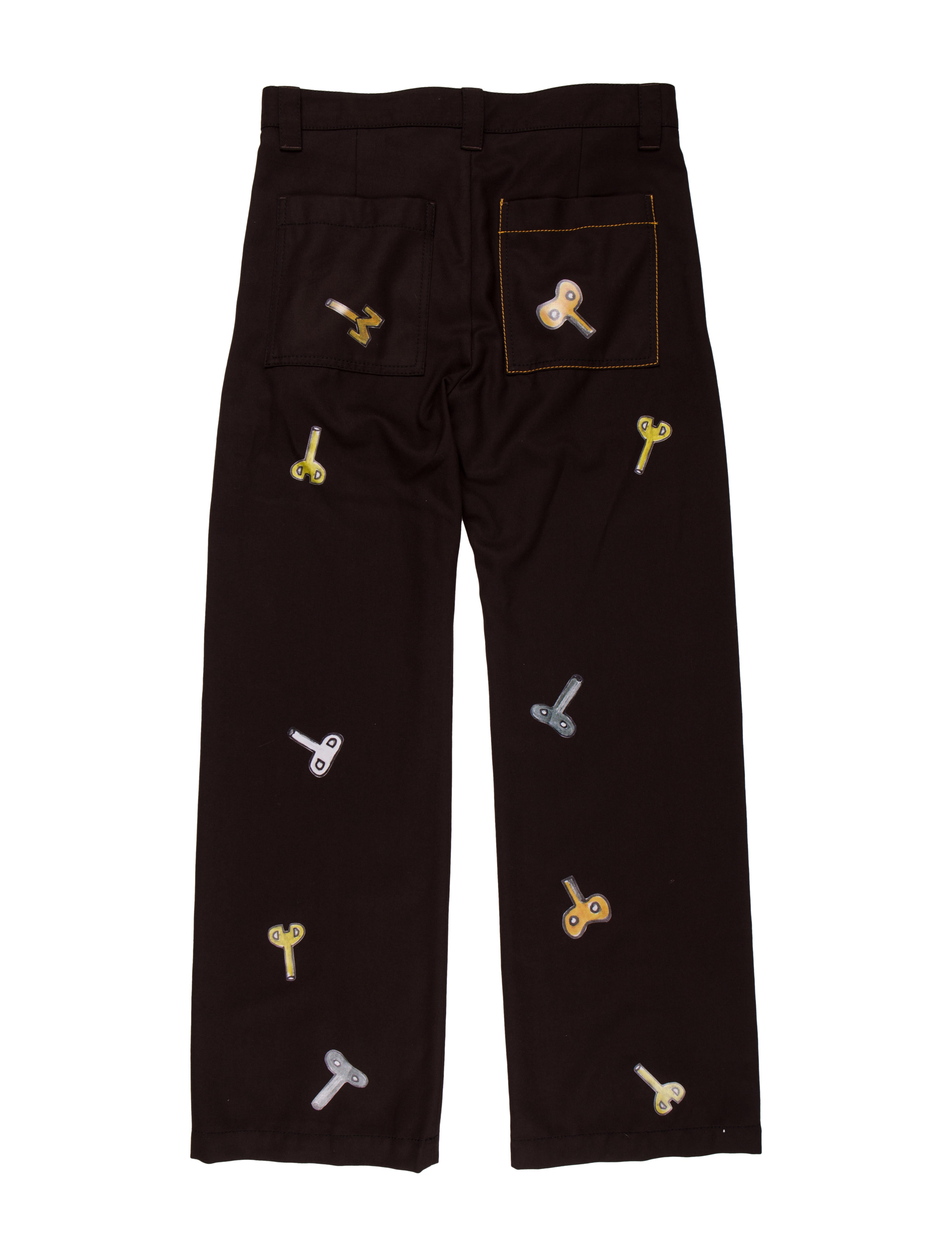 WEB限定お買い得商品の新着アイテム Marni 12 Brown, - Pants Key Printed Navin Frank トップス