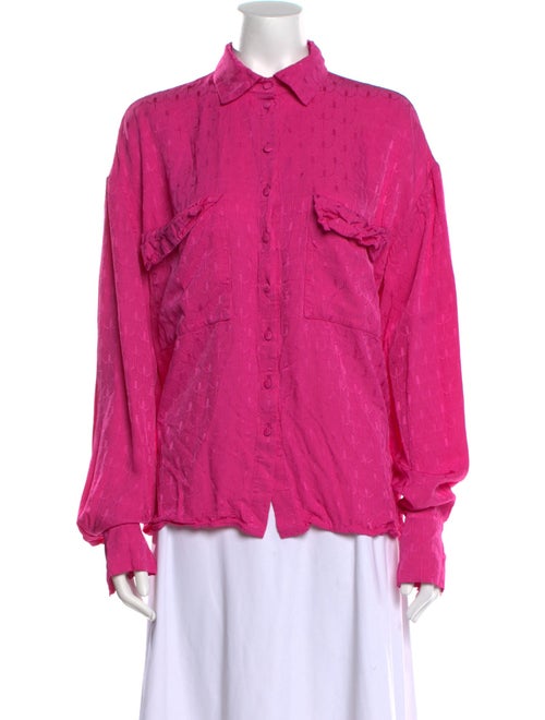 The Mannei Long Sleeve Button-Up Top