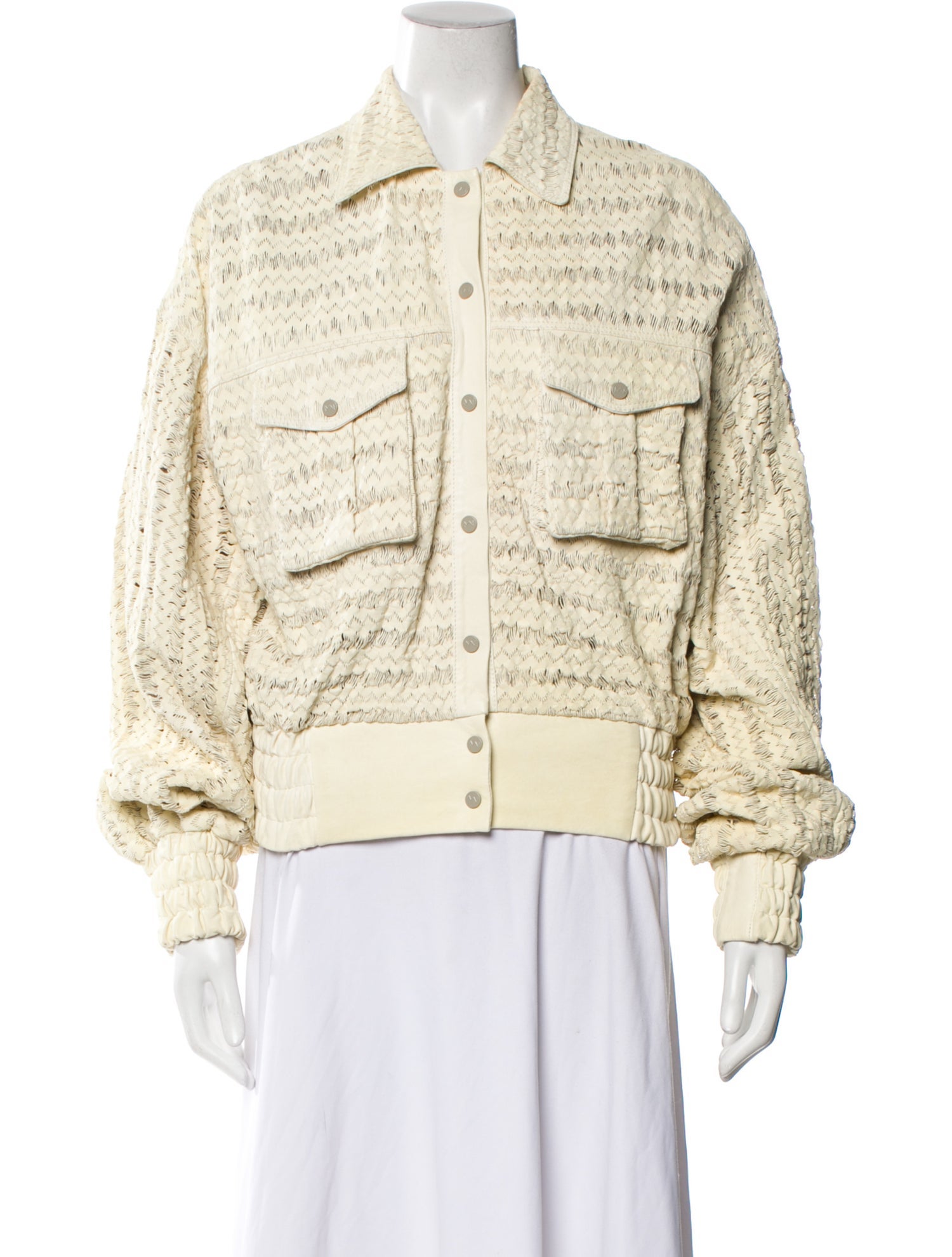 The Mannei Vintage Leather Denim Jacket