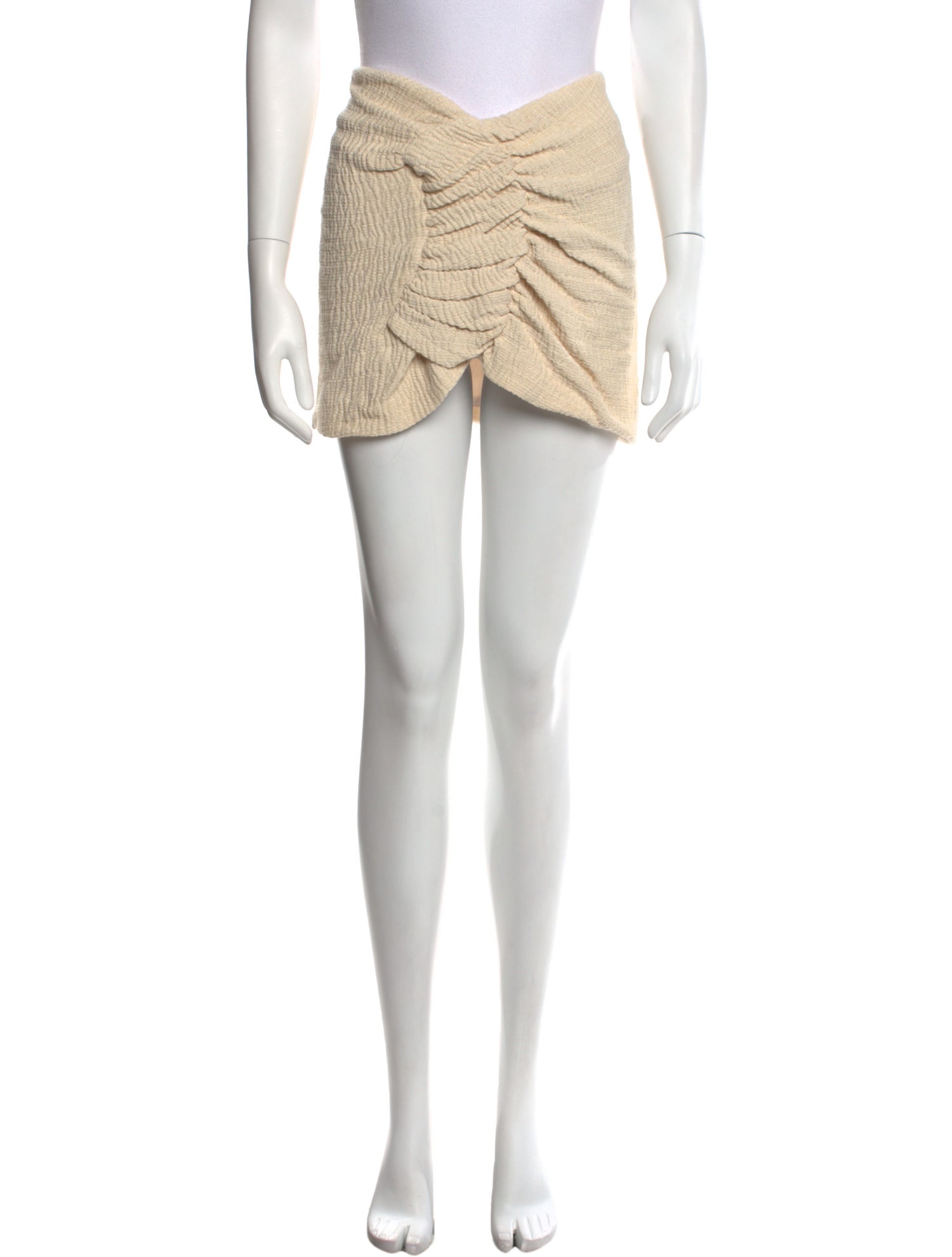 The Mannei Pleated Accents Mini Skirt