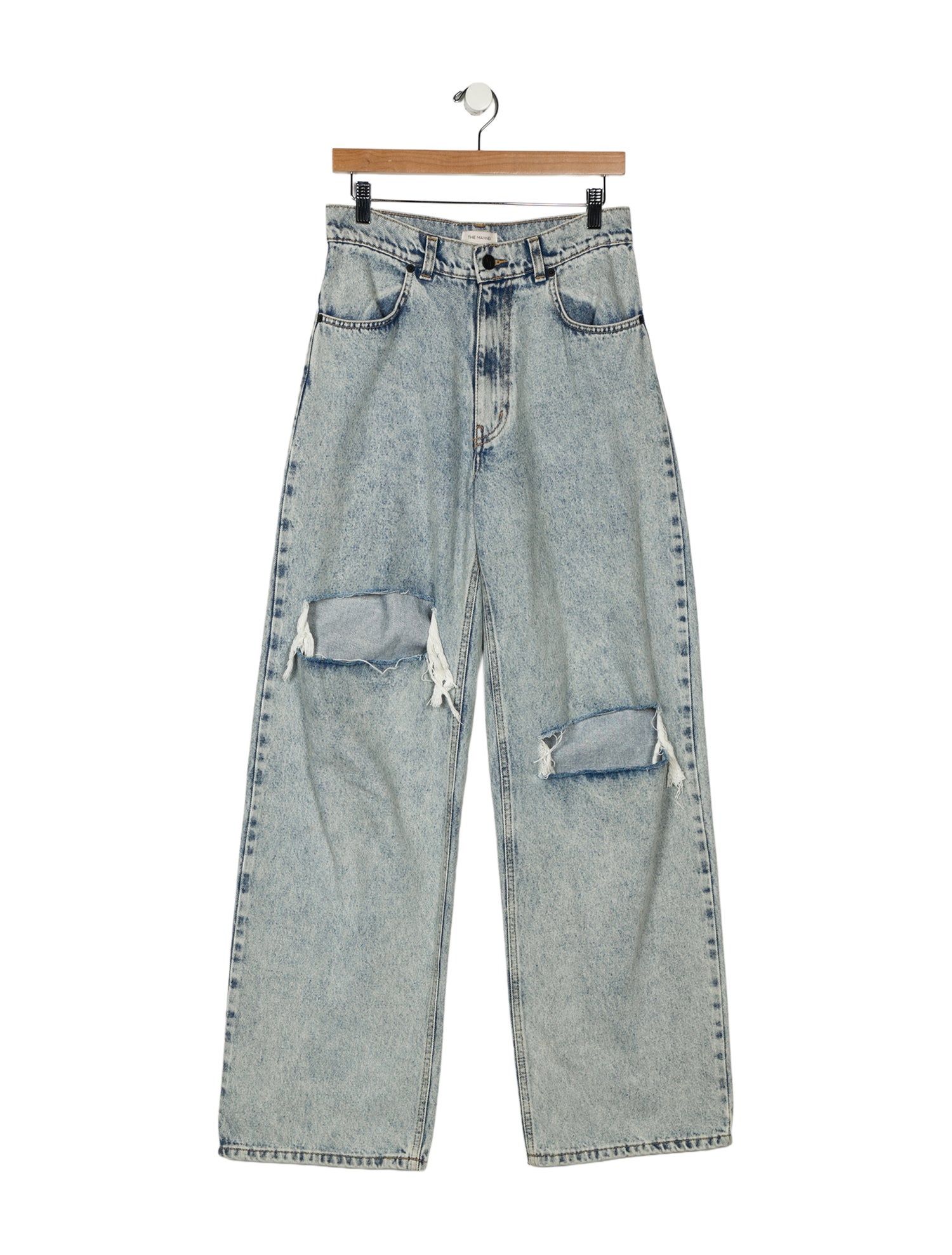 The Mannei High-Rise Wide Leg Jeans