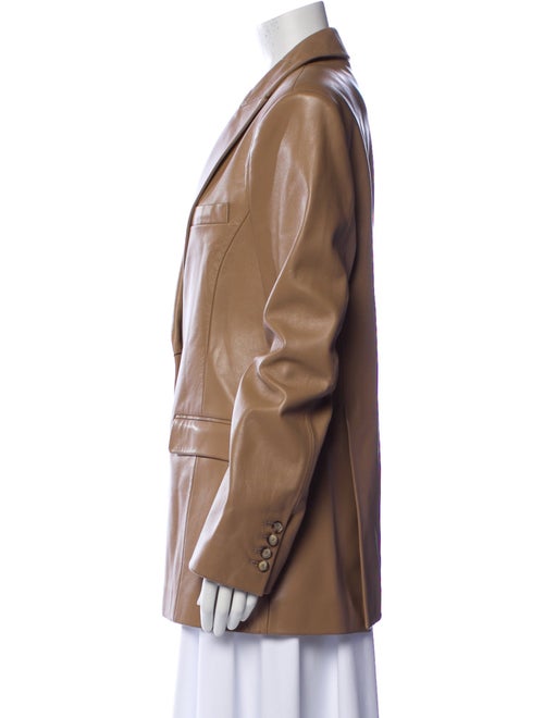 The Mannei Leather Blazer