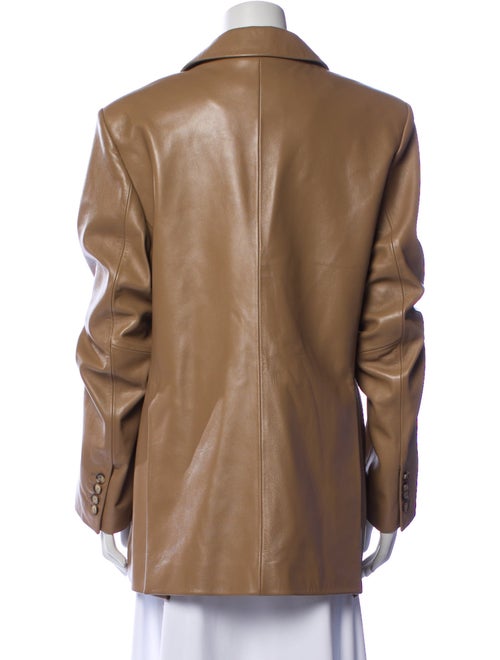 The Mannei Leather Blazer