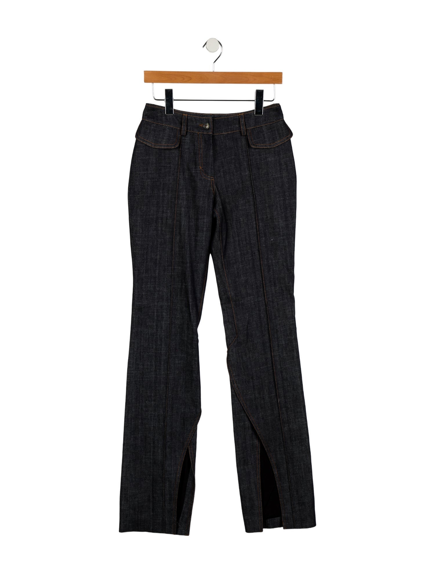 The Mannei Mid-Rise Straight Leg Jeans