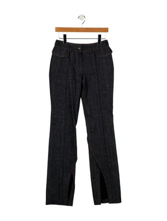The Mannei Mid-Rise Straight Leg Jeans