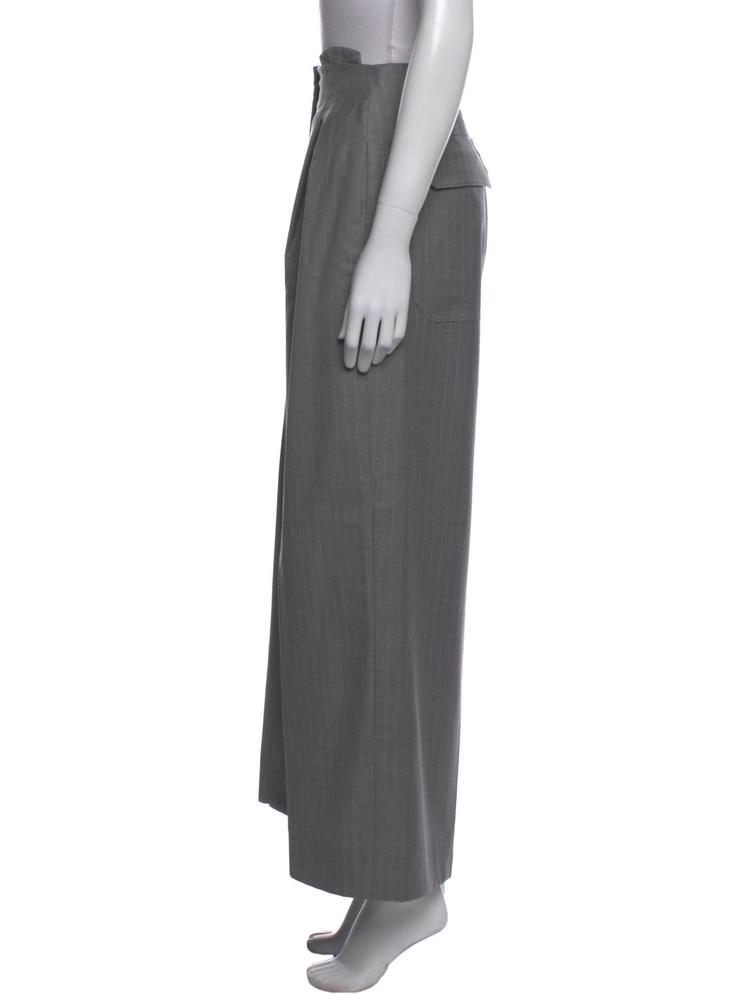 The Mannei Wool Wide Leg Pants