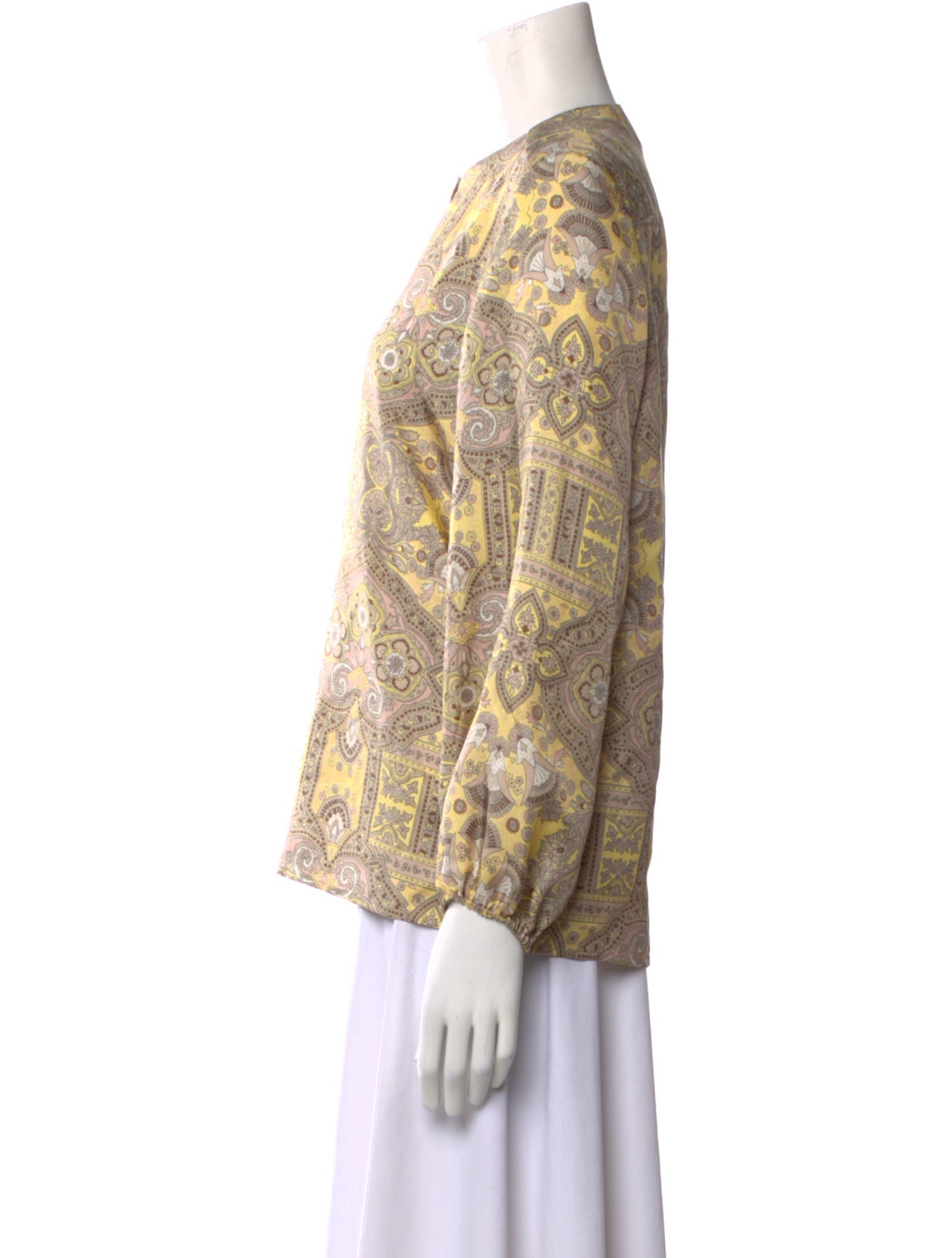 Manzoni 24 Silk Printed Blouse