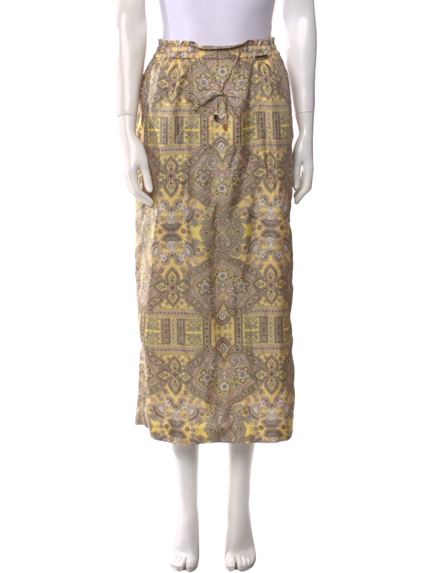 Manzoni 24 Silk Midi Length Skirt