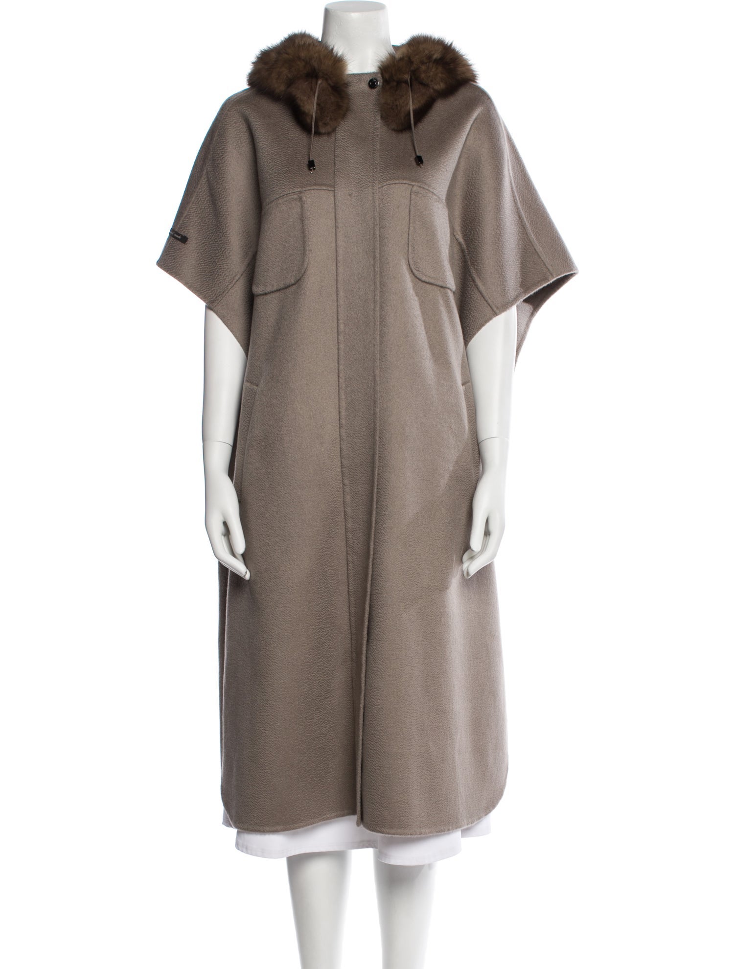 Manzoni 24 Cashmere Fur Coat