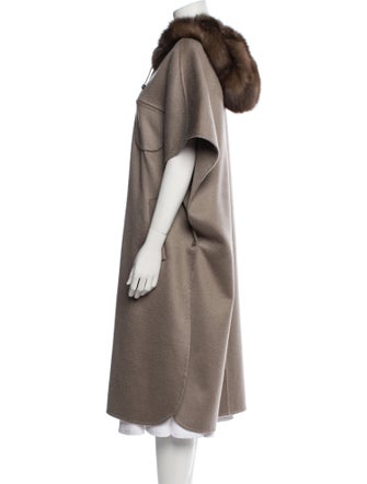 Manzoni 24 Cashmere Fur Coat