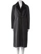 Manzoni 24 Wool Coat with Removable Mink Collar Lining