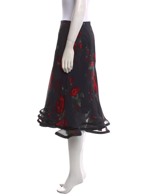 Manzoni 24 Floral Print Knee-Length Skirt