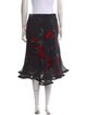 Manzoni 24 Floral Print Knee-Length Skirt
