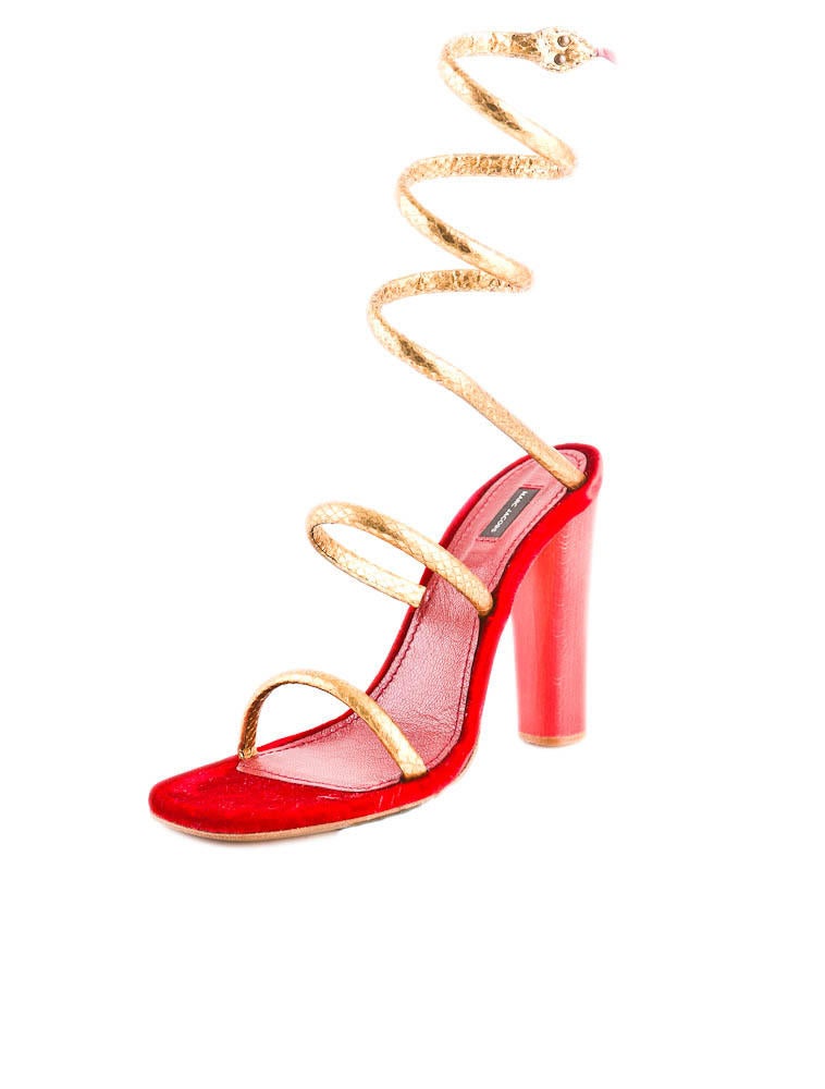 Marc Jacobs Snake Coil Sandal