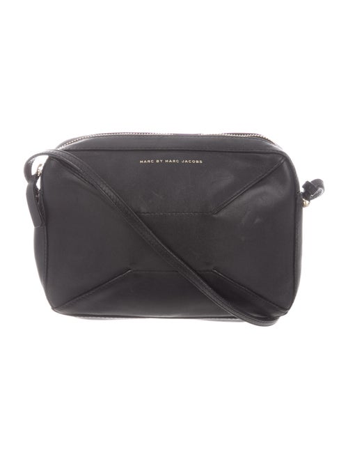 Marc Jacobs Leather Crossbody Bag Black