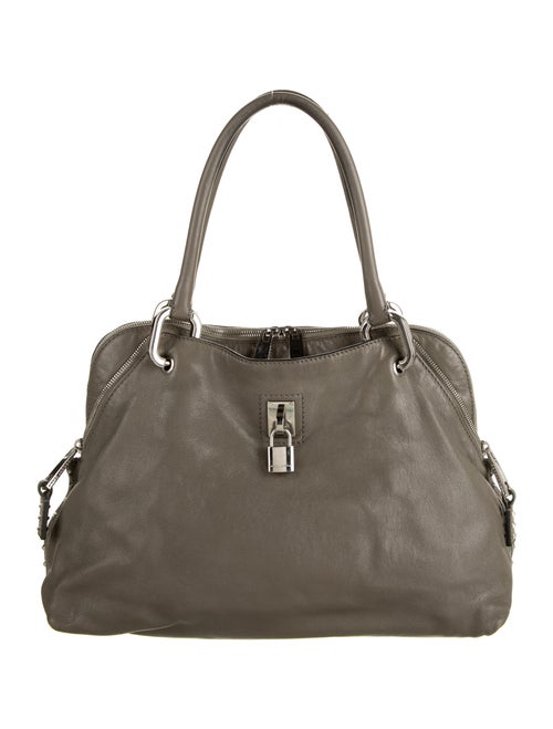 Marc Jacobs Studded Leather Bag Brown