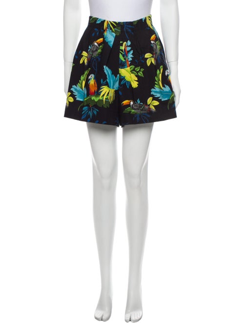 Marc Jacobs Floral Print Mini Shorts