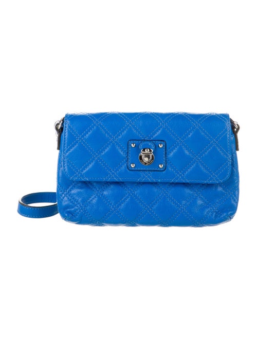 Marc Jacobs Leather Crossbody Bag Blue