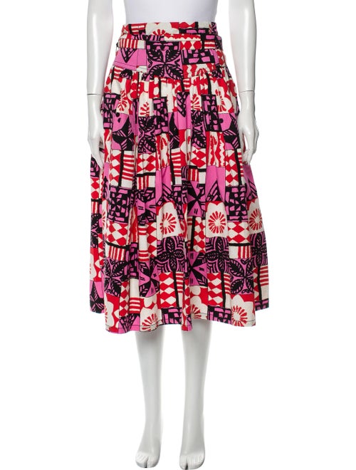Marc Jacobs Printed Midi Length Skirt
